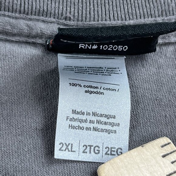 Harley Davidson Shirt  Mens 2XL Gray Pikes Peak Colorado Springs Soaring Eagle - Picture 4 of 9